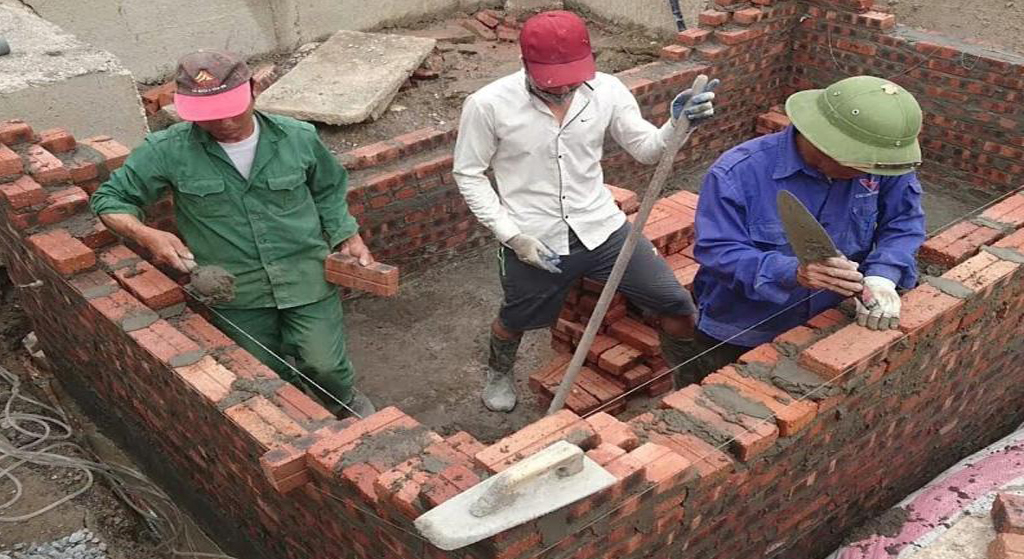 CÁCH TÍNH SỐ LƯỢNG GẠCH XÂY NHÀ